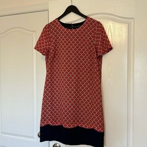 The Limited Geometric Print Shift Dress